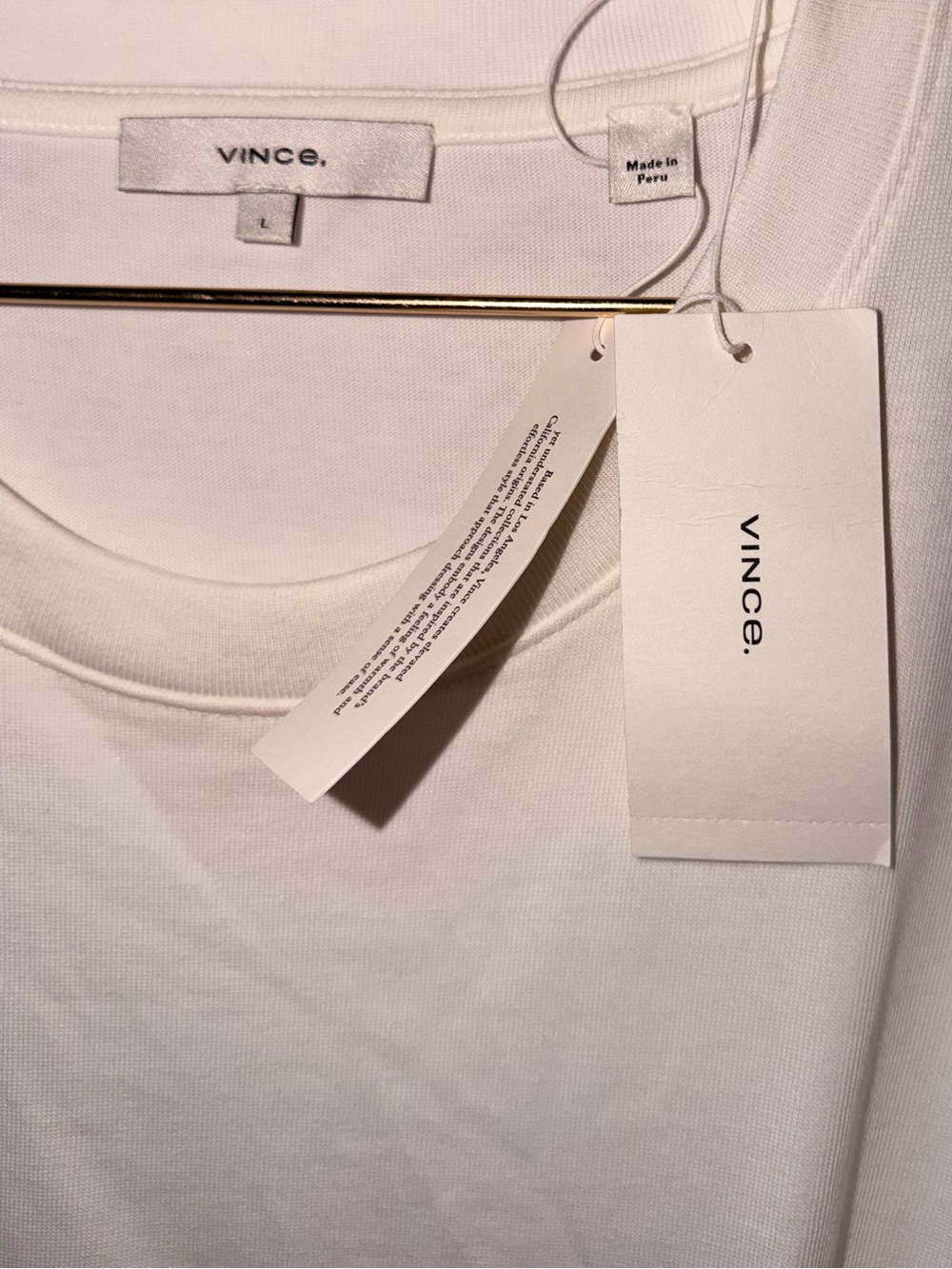 Vince Women's T-Shirt Dress Size L White
Brand new with tags - Picture 4 of 7
